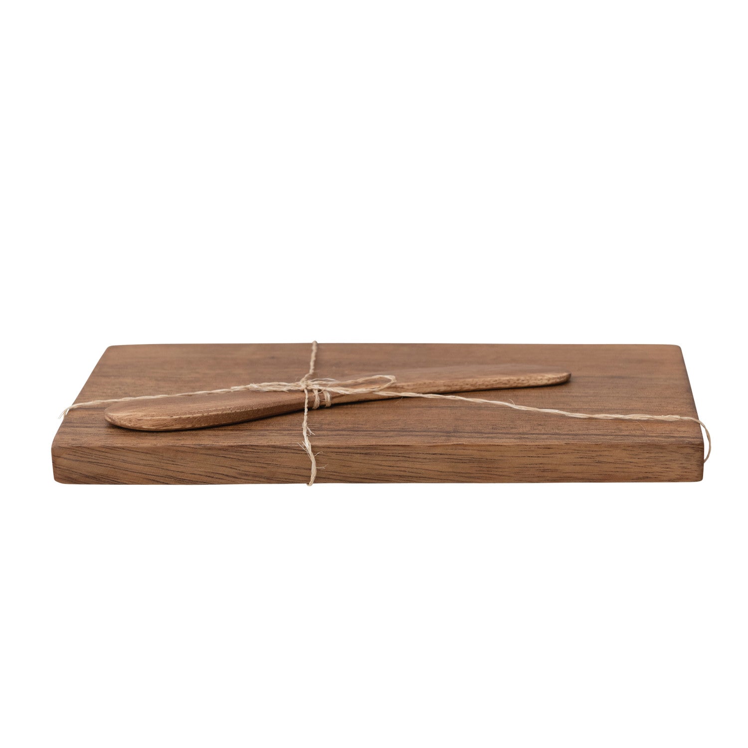 Acacia Wood Cheese/Cutting Board w/ Canape Knife