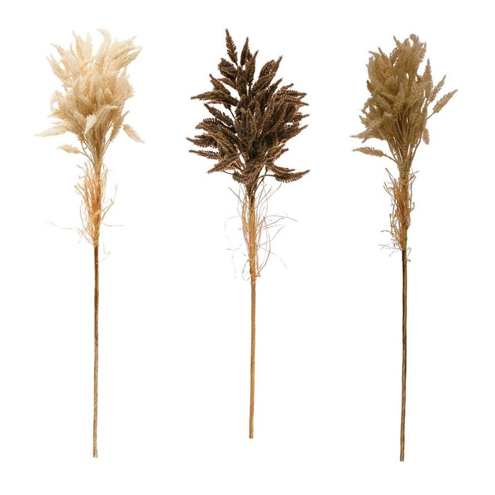 Faux Flocked Grain Spray, 3 Colors