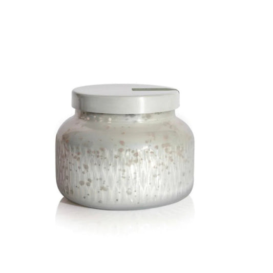 Tinsel & Spice Jar White Mercury Etched Signature Jar, 19oz