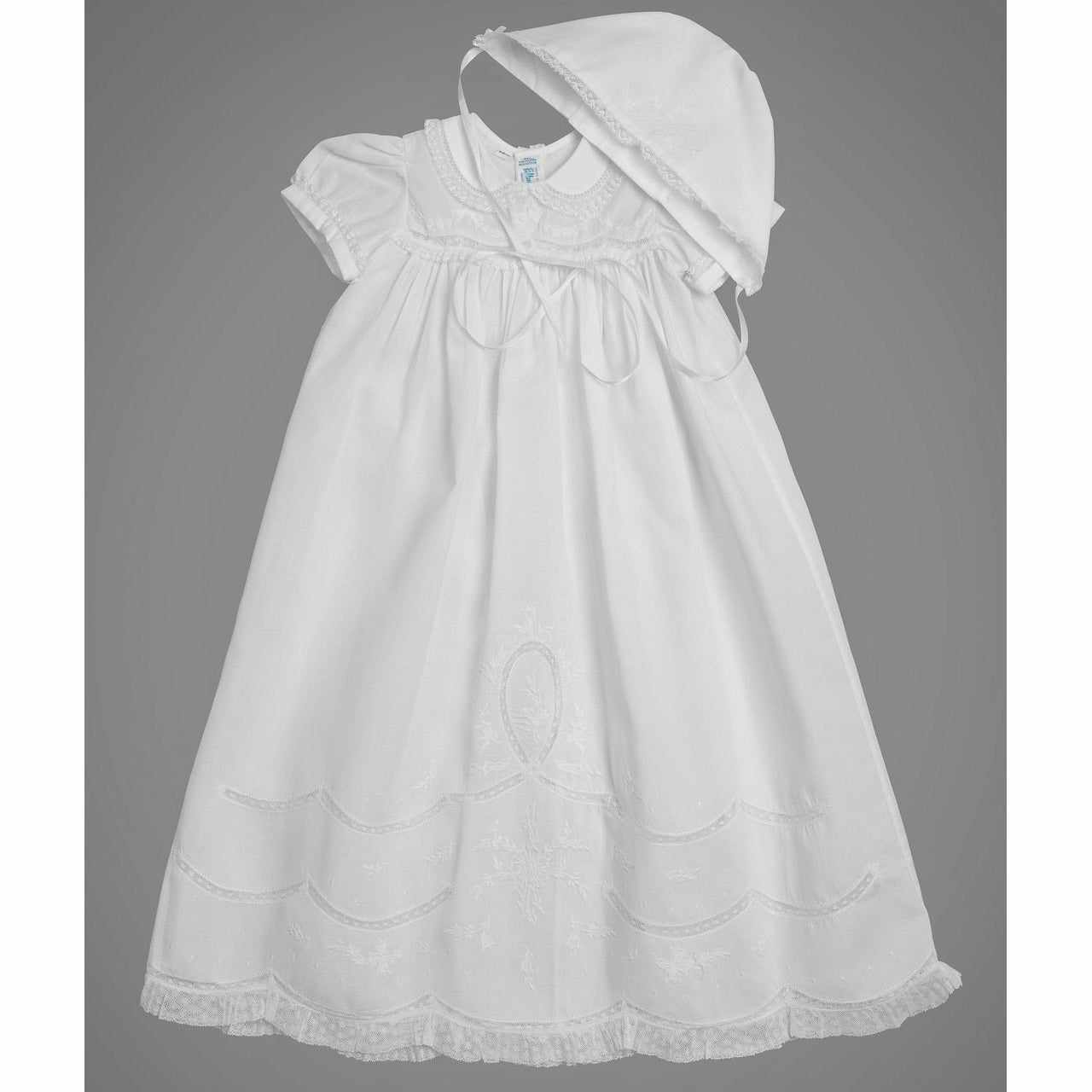 Feltman Brothers Girls Scalloped Lace Special Occasion Gown Set