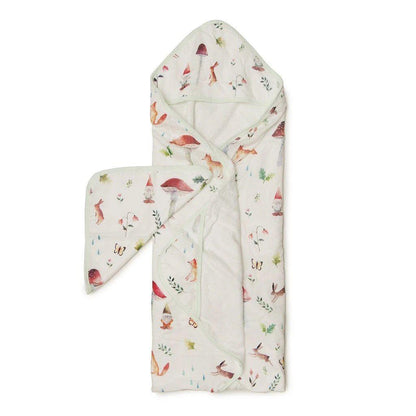 Hooded Towel Set - Woodland Gnome-Lou Lou Lollipop-Lasting Impressions