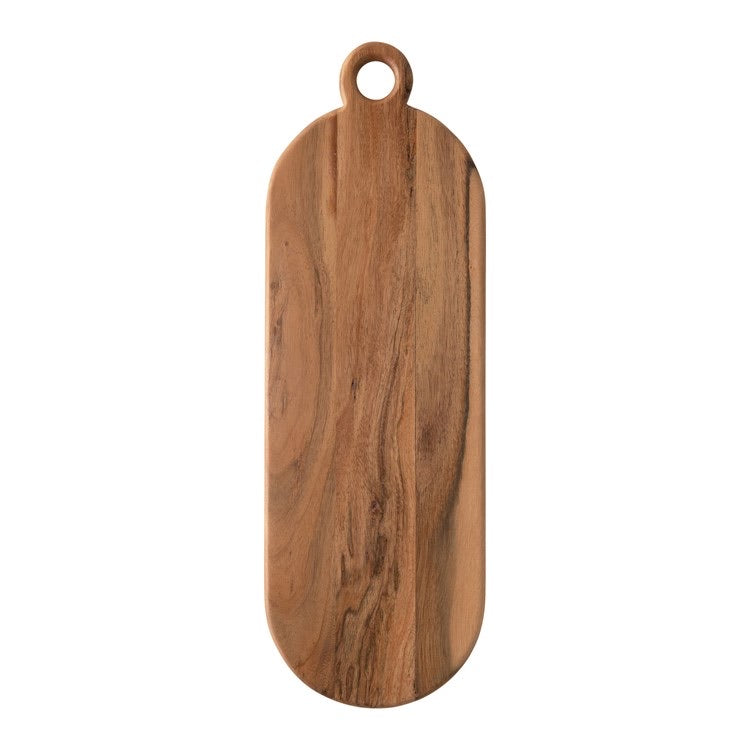 Acacia Wood Cheese/Cutting Board w/ Handle