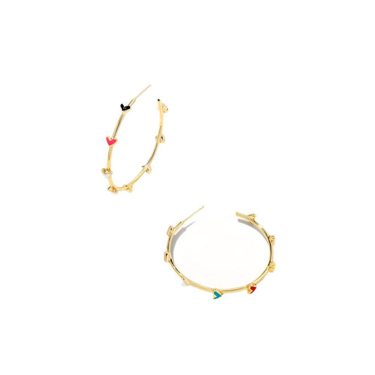 Haven Heart Hoop Earrings