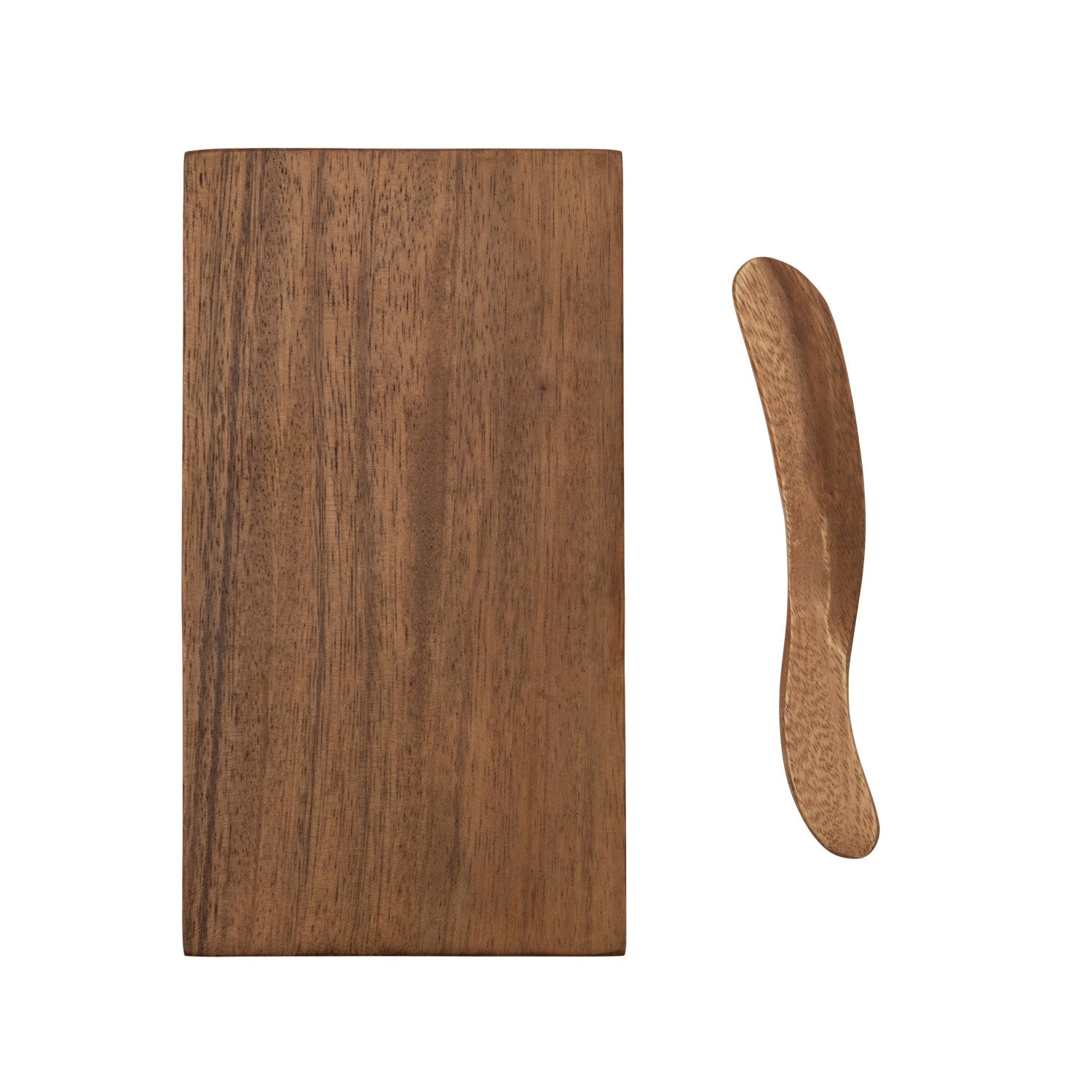 Acacia Wood Cheese/Cutting Board w/ Canape Knife