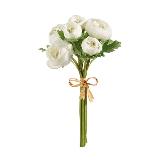 Real Touch White Ranunculus Bundle