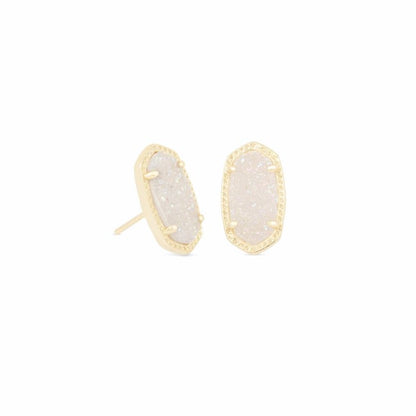 Kendra Scott Ellie Earring Gold Iridescent Drusy