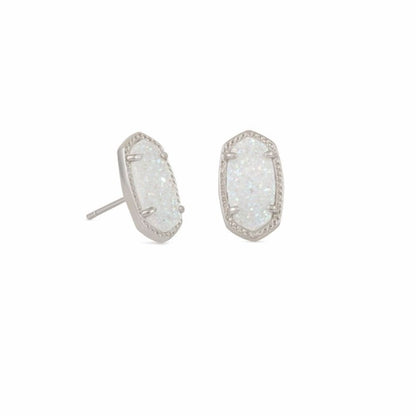 Kendra Scott Ellie Earring Rhodium Crystal