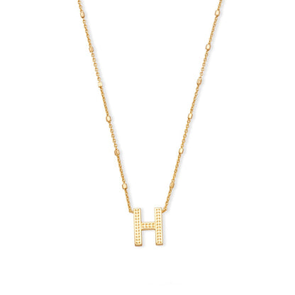 Kendra Scott Gold Letter H Initial Necklace