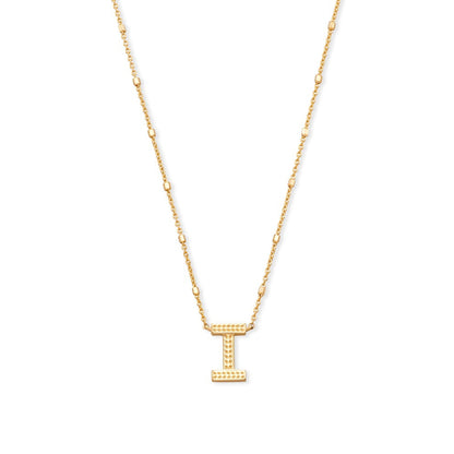 Kendra Scott Gold Letter I Initial Necklace