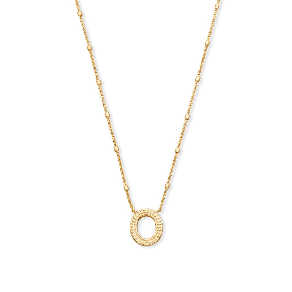 Kendra Scott Gold Letter P Initial Necklace
