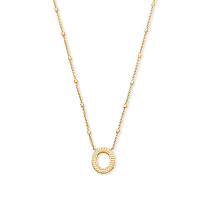 Kendra Scott Gold Letter P Initial Necklace