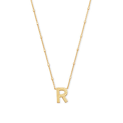 Kendra Scott Gold Letter R Initial Necklace