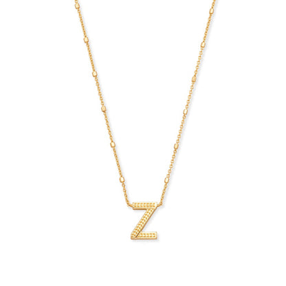 Kendra Scott Gold Letter Z Initial Necklace