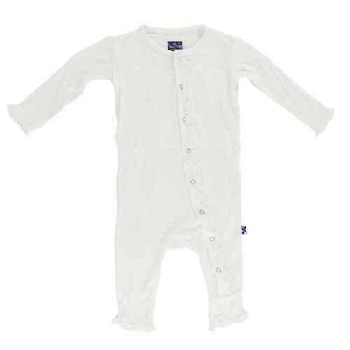 Muffin Ruffle Coverall with Snaps