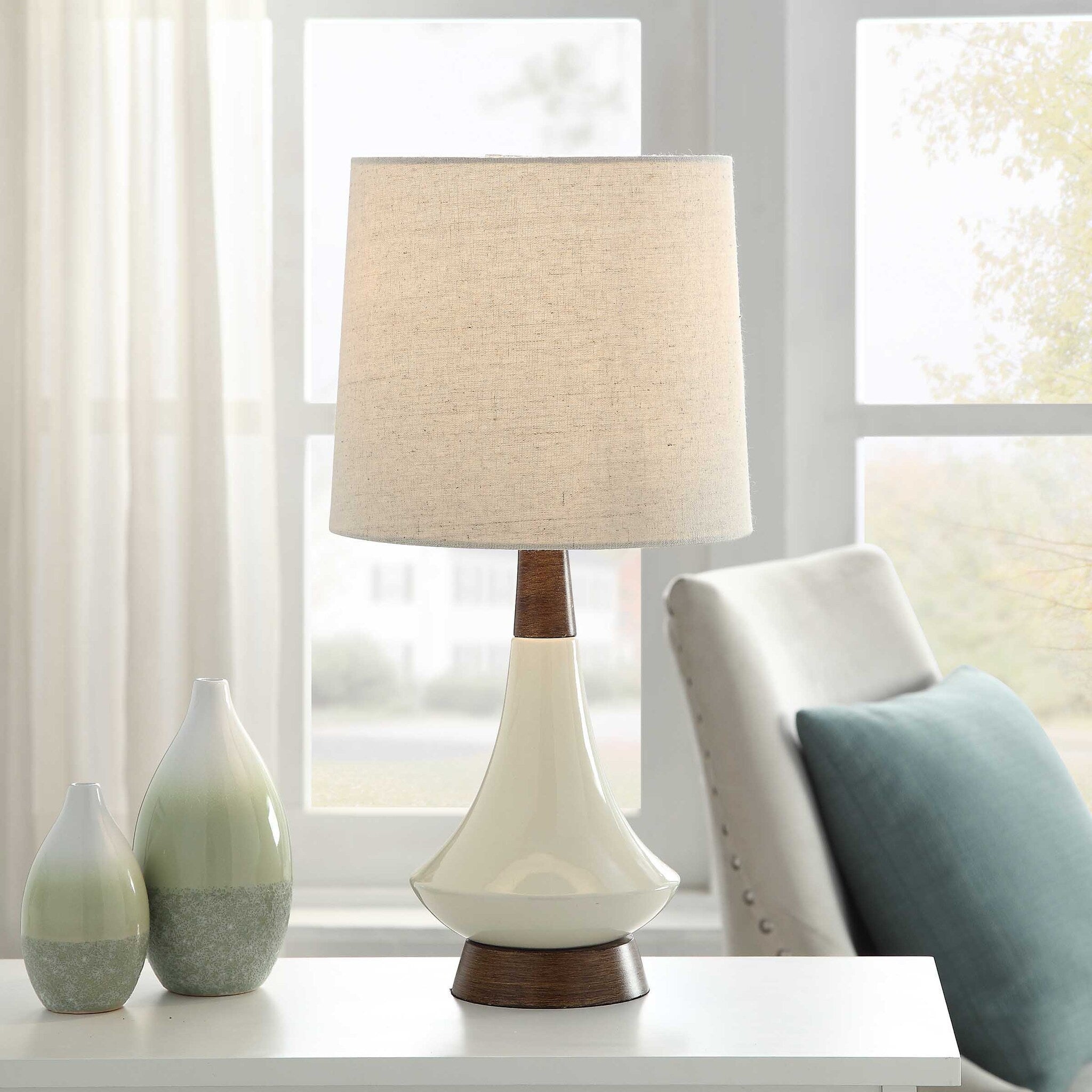 Jordan Table Lamp with Fabric Shade