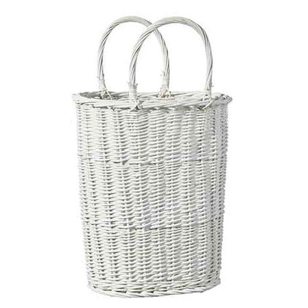 White Handled Basket