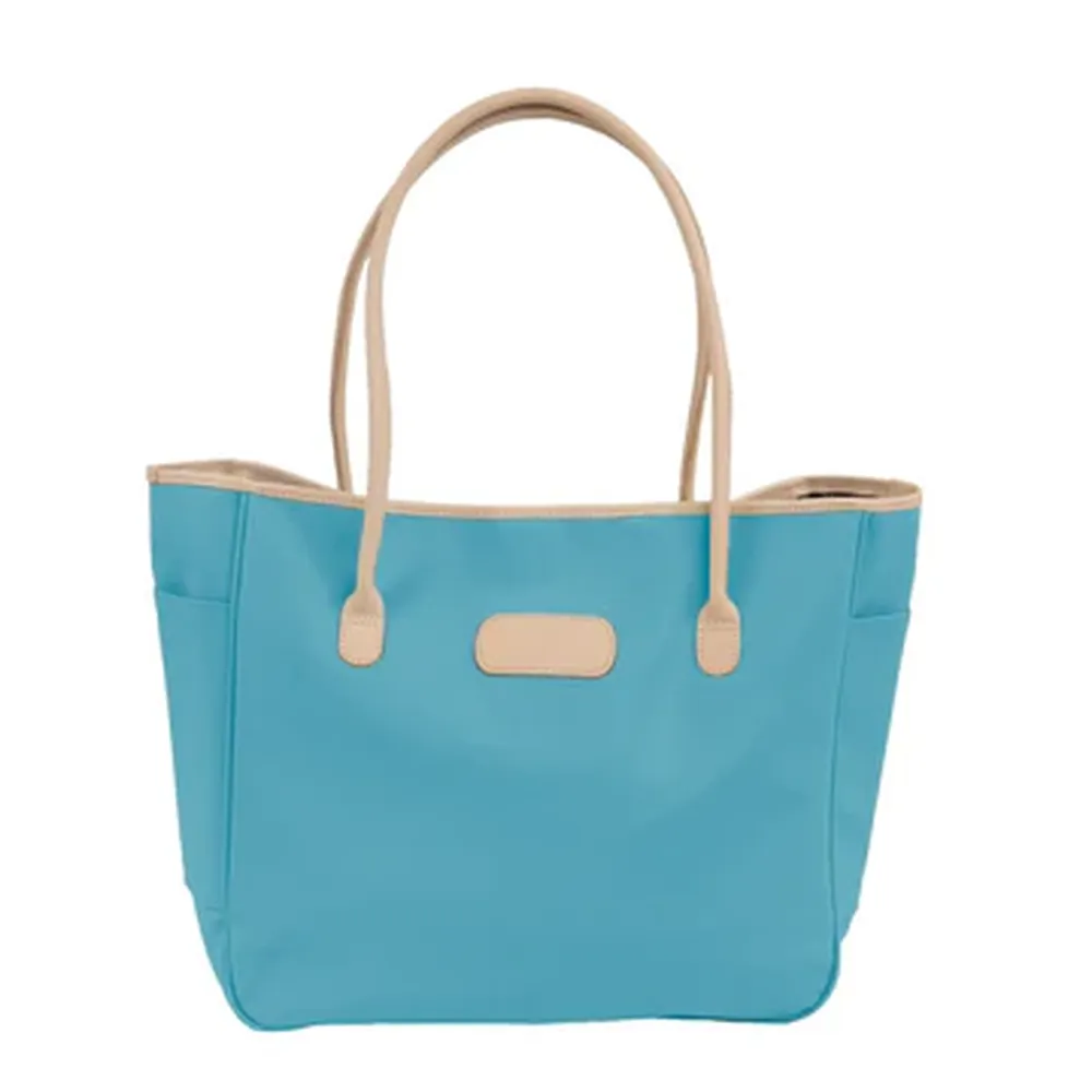 Ocean Blue Coated Canvas Jon Hart Tyler Tote