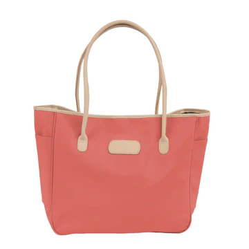 Coral Coated Canvas Jon Hart Tyler Tote