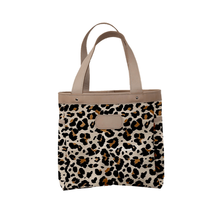 Jon Hart - Left Bank - Leopard Coated Canvas Front Angle in Color 'Leopard Coated Canvas'