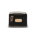 Black Coated Canvas Makeup Case by Jon Hart Designs