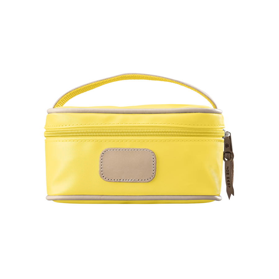 Lemon Coated Canvas Mini Makeup Case Jon Hart