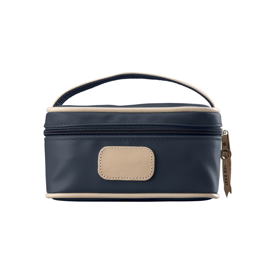 Navy Coated Canvas Mini Makeup Case Jon Hart