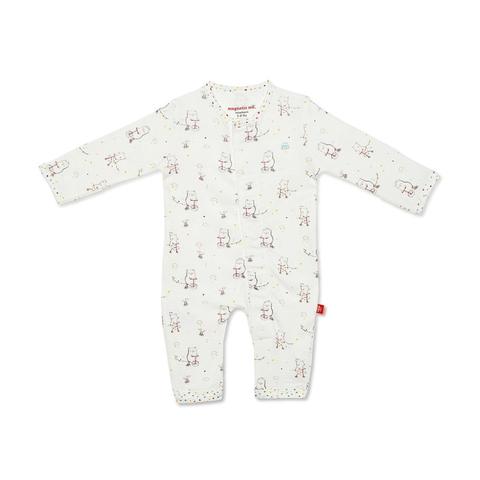 Welcome Baby Organic Cotton Magnetic Coverall